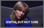 A woman with the caption "Jewish, but not sure"